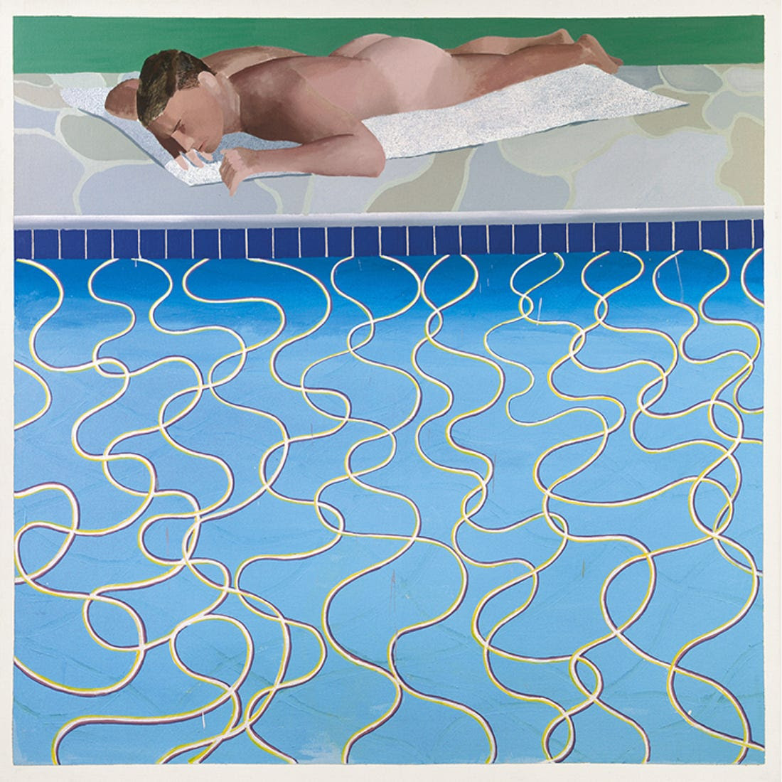 David Hockney painted the naked body into the daylight